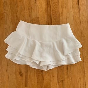 Zara ruffle mini skort size XL